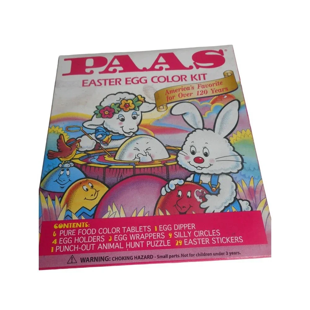 NEW Lot of 25 boxes Vintage 2002 Sealed Old Stock Paas Easter Egg Color Kit